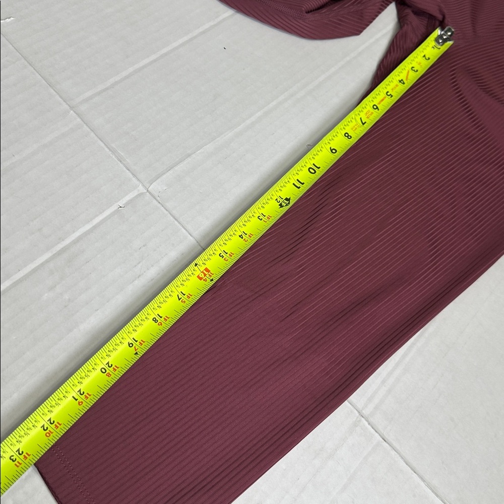 Girlfriend Collective Ribbed High Rise Pull On Leggings Womens Medium Activewear - Picture 12 of 12